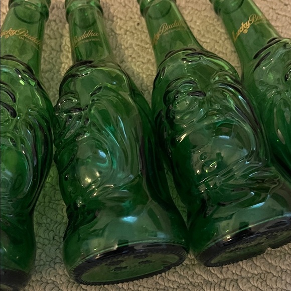 Set of Four Green Buddha Bottles - Picture 4 of 4
